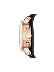 Fossil ES3838 Original Boyfriend Chronograph Navy Leather Watch