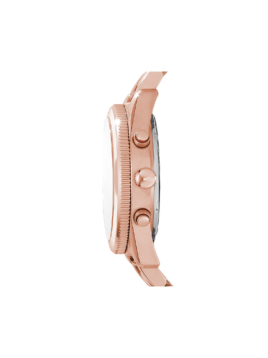Fossil Perfect Boyfriend Multifunction Rose Gold-Tone Stainless Steel Watch