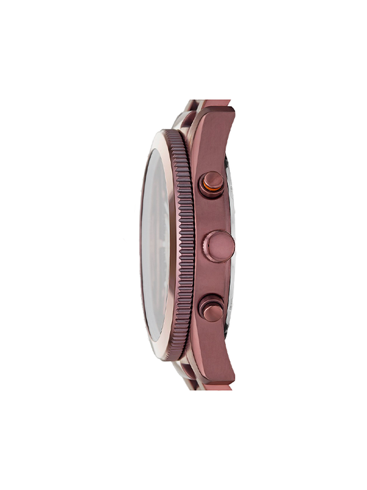 Fossil Perfect Boyfriend Multifunction Wine Stainless Steel Watch
