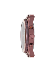 Fossil Perfect Boyfriend Multifunction Wine Stainless Steel Watch