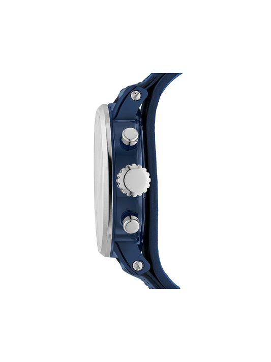 Fossil ES4113 Original Boyfriend Chronograph Blue Leather Watch