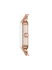 Fossil ES4269 Micah Three Hand Rose Gold-Tone Stainless Steel Watch