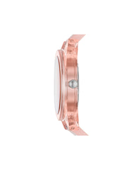 Fossil ES4856 Jude Three Hand Peach Silicone Watch