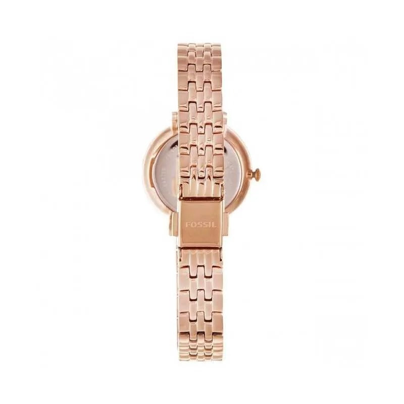 Fossil Es3799 Jacqueline Mini Rose-Tone Stainless Steel Watch