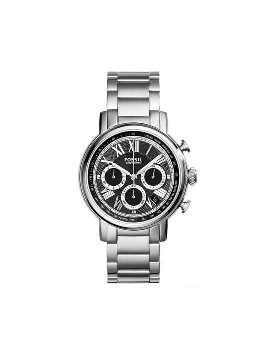 Fossil FS5104 Buchanan Chronograph Silver Stainless Steel Watch