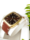 Fossil FS5332 Rutherford Brown Dial Brown Leather Strap Watch