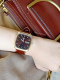 Fossil FS5332 Rutherford Brown Dial Brown Leather Strap Watch
