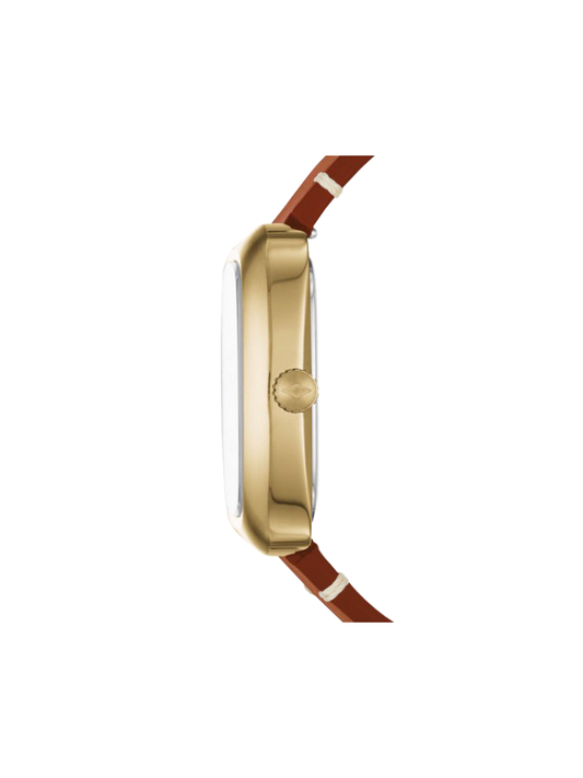 Fossil FS5332 Rutherford Brown Dial Brown Leather Strap Watch