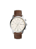 Fossil FS5350 Townsman Chronograph Brown Leather Watch