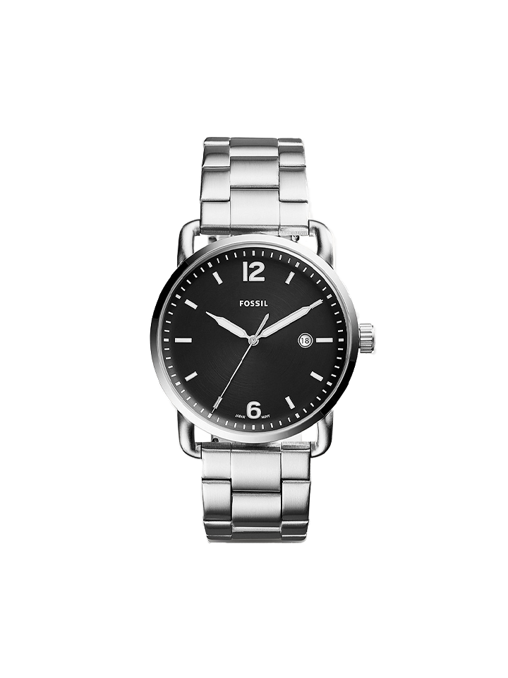 Fossil FS5391 The Commuter Three-Hand Date Stainless Steel Watch