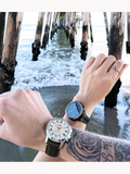 Fossil FTW1203 Hybrid Smartwatch Accomplice Navy Blue Stainless Steel Watch