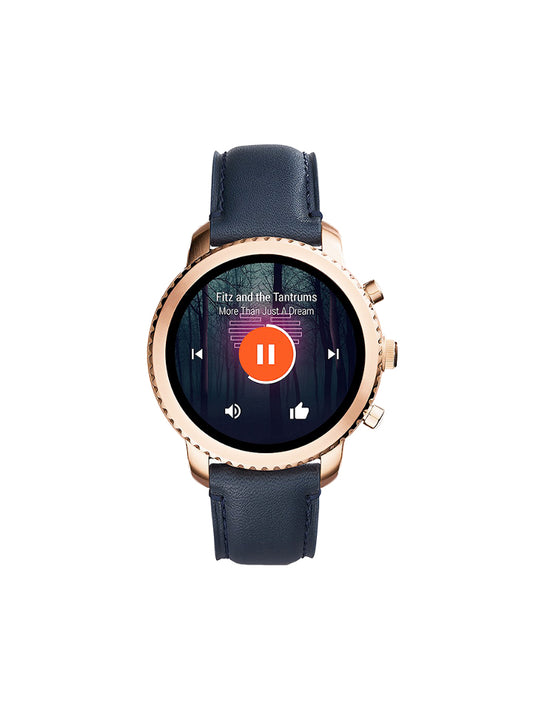 Fossil FTW4002 Gen 3 Smartwatch Explorist Navy Leather
