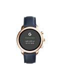 Fossil FTW4002 Gen 3 Smartwatch Explorist Navy Leather