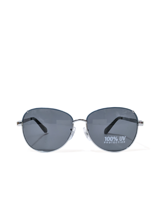 Fossil FW107 Aviator Sunglasses Gunmetal Metal Frame