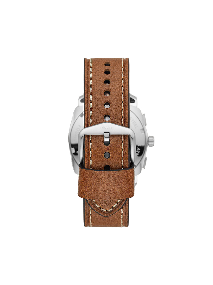 Fossil FS5620 Machine Chronograph Brown Leather Watch