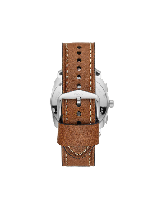 Fossil FS5620 Machine Chronograph Brown Leather Watch
