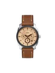 Fossil FS5620 Machine Chronograph Brown Leather Watch