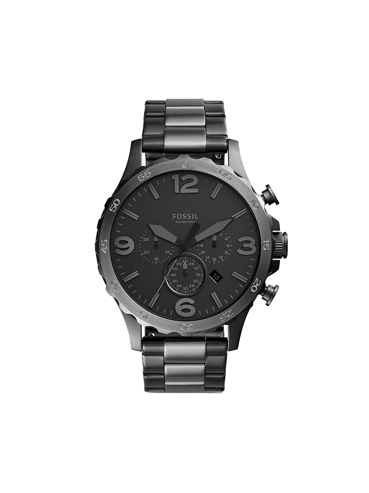 Fossil q nate hot sale stainless steel