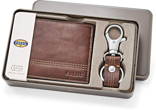 Fossil Kyle Rfid Gift Set Brown Sml1566208 detile box
