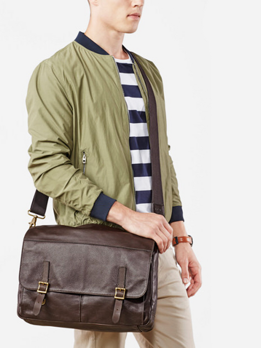 Fossil MBG9037201 Defender Messenger Dark Brown