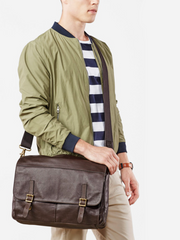 Fossil MBG9037201 Defender Messenger Dark Brown