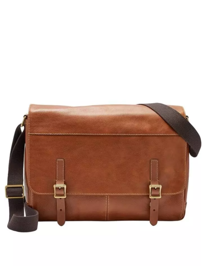 Fossil MBG9037222 Defender Messenger Cognac Bag