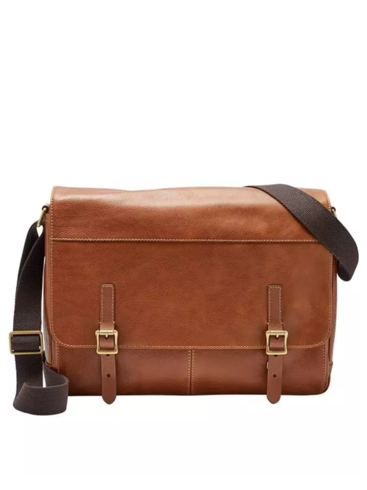 Fossil MBG9037222 Defender Messenger Cognac Bag