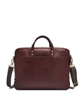 Fossil MBG9342014 Haskell Double Zip Workbag Black Cherry