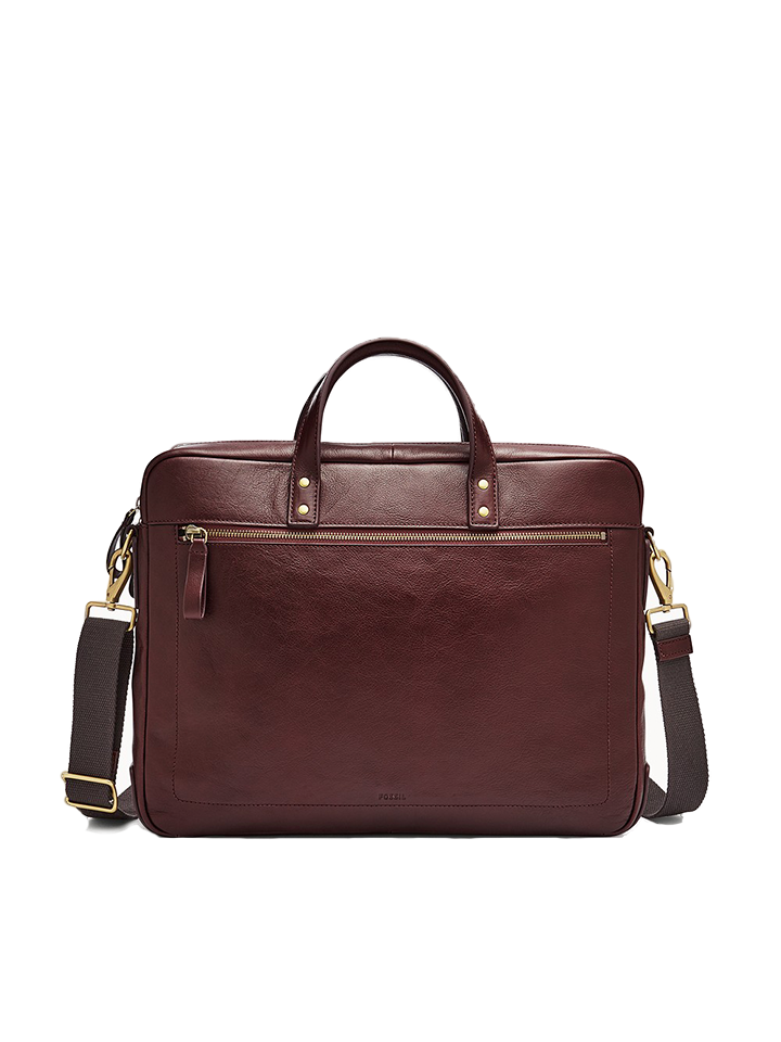 Fossil haskell best sale double zip briefcase