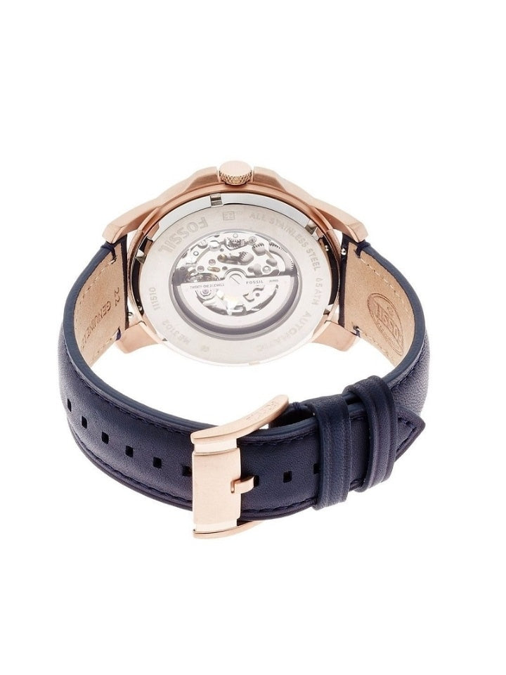 Fossil ME3102 Grant Automatic Blue – Balilene