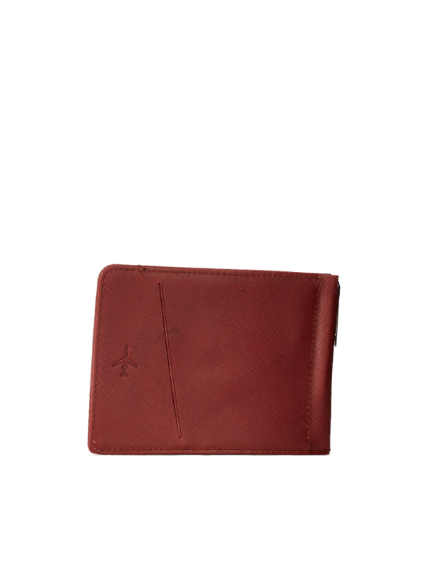 Fossil MLG0048646 Passport Case Red Wallet