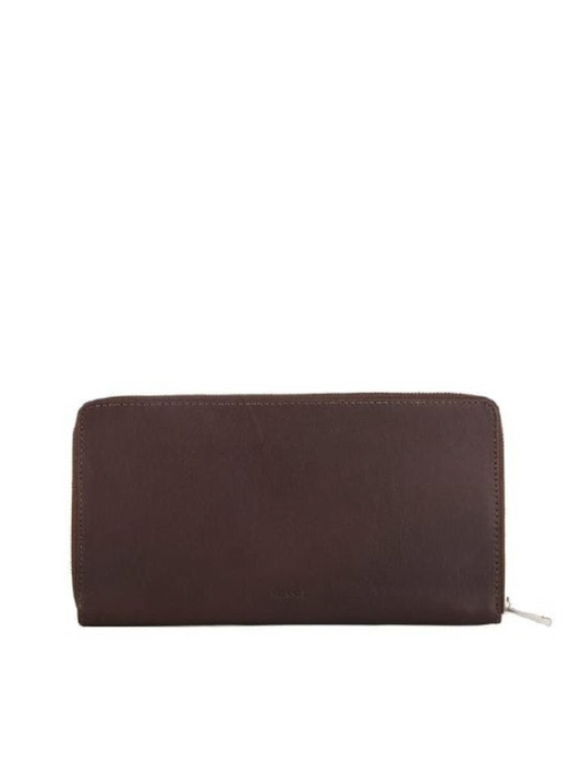 Fossil MLG0061200 Travel Watch Case Brown Light Luxury Clutch Wallet