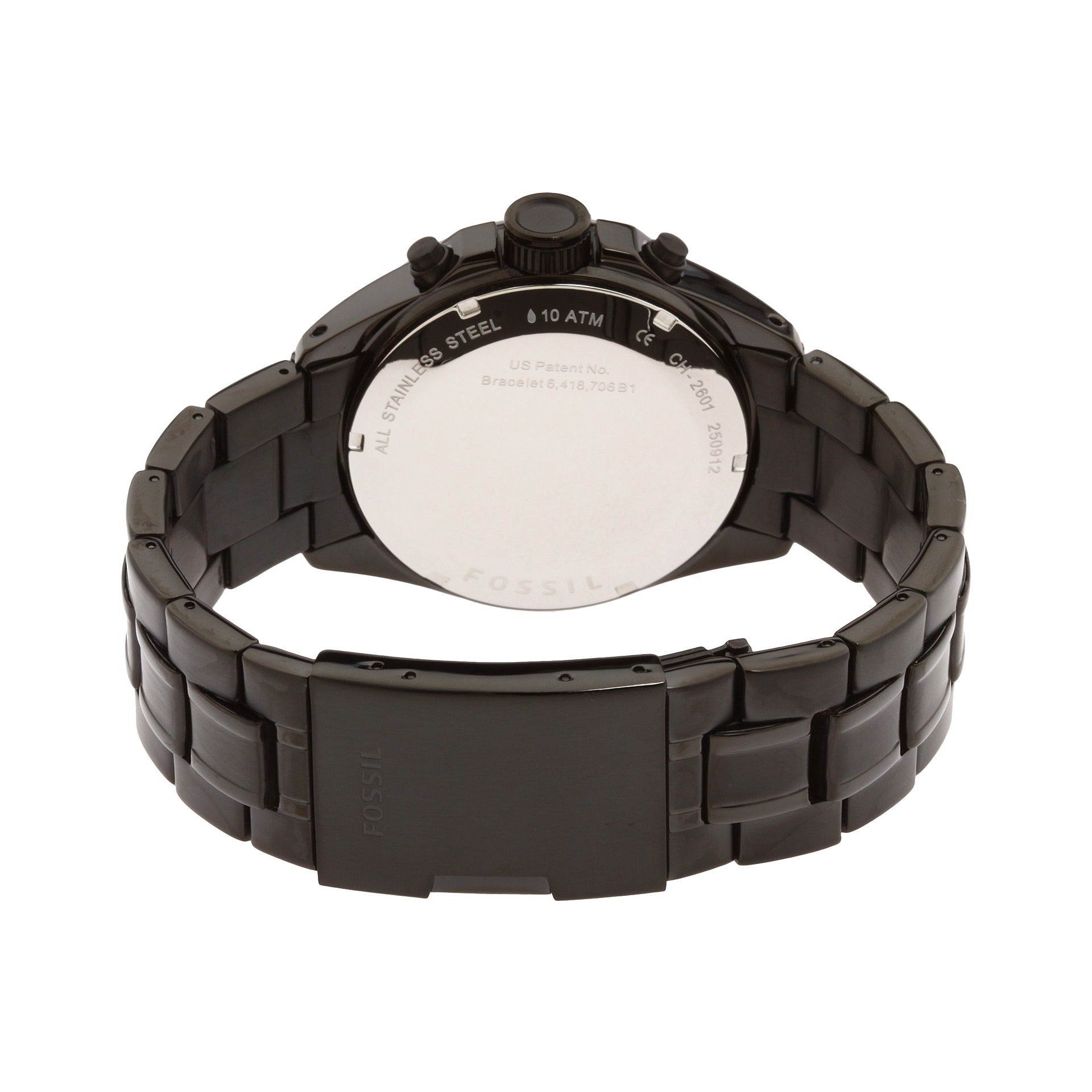 Fossil Ch2601 Decker Chronograph Black Stainless Steel Watch