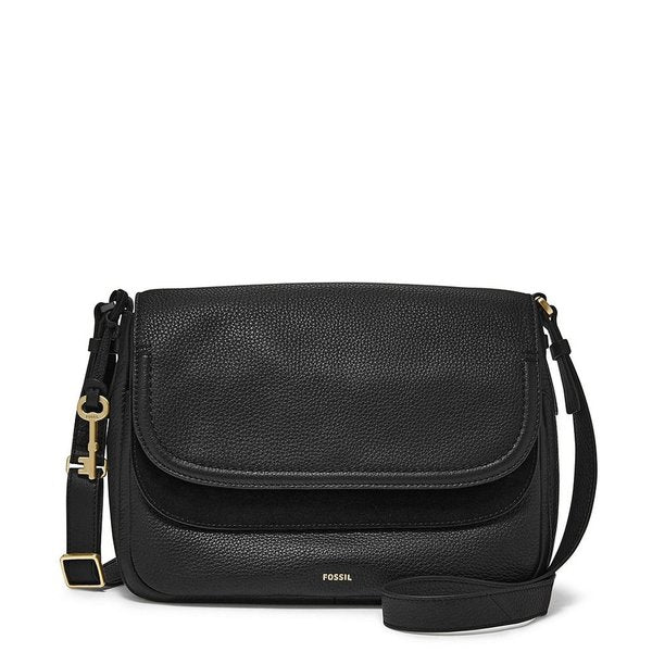 Fossil Peyton Large Double Flap Black