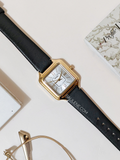 Fossil Raquel Three-Hand Black Eco Leather Watch
