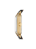 Fossil Raquel Three-Hand Black Eco Leather Watch