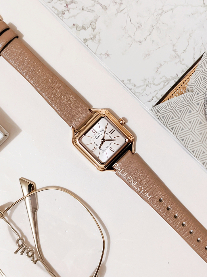 Fossil Raquel Three-Hand Taupe Eco Leather Watch