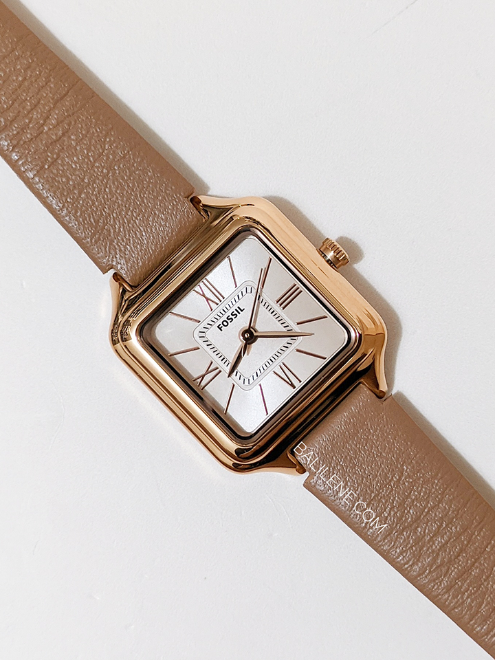 Fossil Raquel Three-Hand Taupe Eco Leather Watch