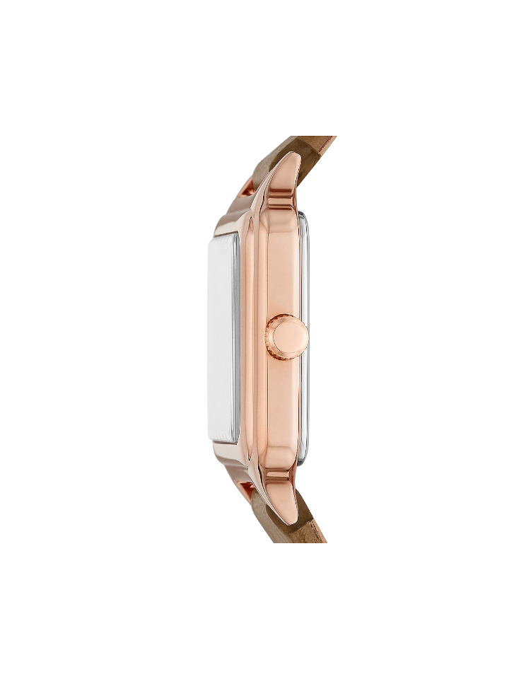 Fossil Raquel Three-Hand Taupe Eco Leather Watch