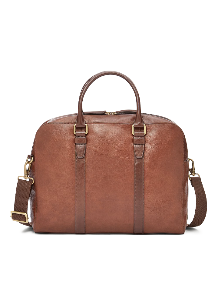 Fossil SBG1162200 Evan Workbag Brown Balilene
