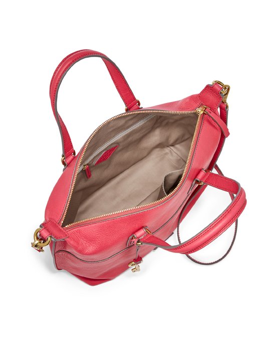 Fossil SHB1380933 Julia Satchel Crimson