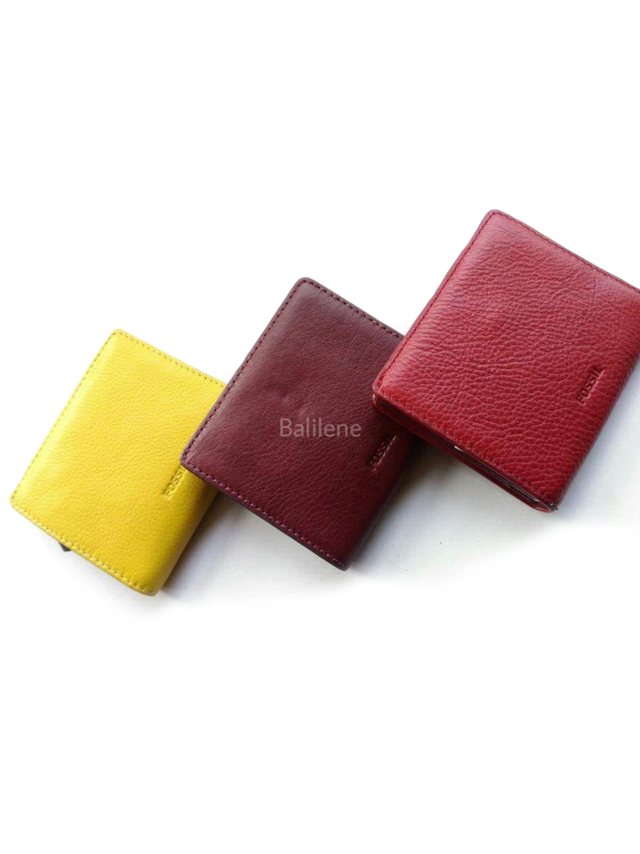 Fossil SL7150627 Emma RFID Mini Wallet Red Velvet