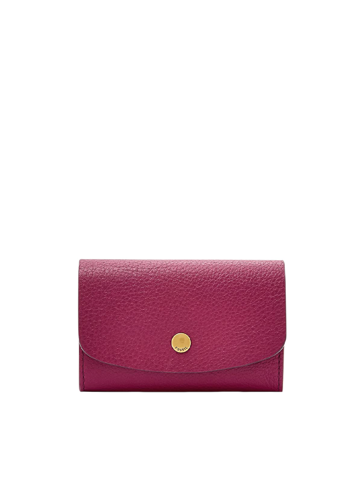Fossil SL7493672 Haven Card Case Raspberry Wine