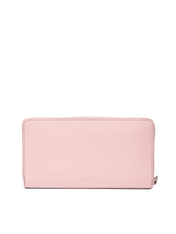 Fossil SL7726530 Caroline RFID Zip Around Wallet Pink