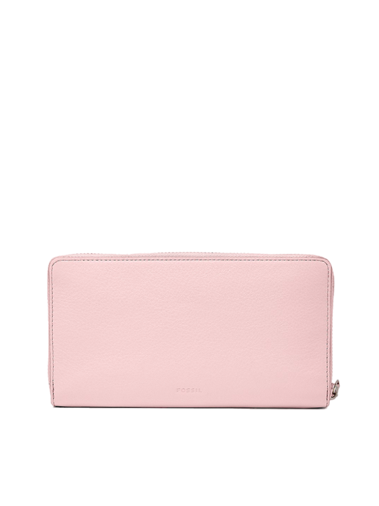 Fossil SL7726530 Caroline RFID Zip Around Wallet Pink