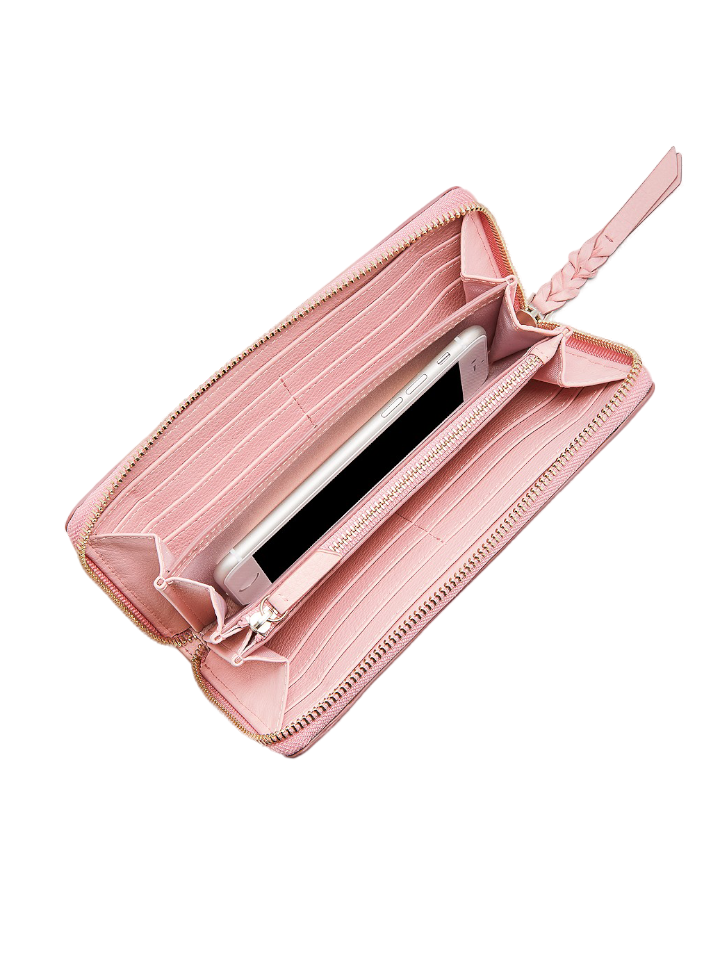 Fossil SL7726530 Caroline RFID Zip Around Wallet Pink