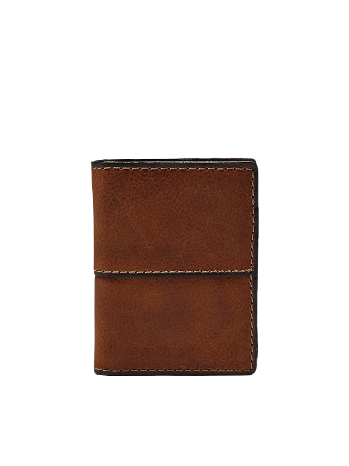 Fossil SML1069201 Ethan Card Case Dark Brown