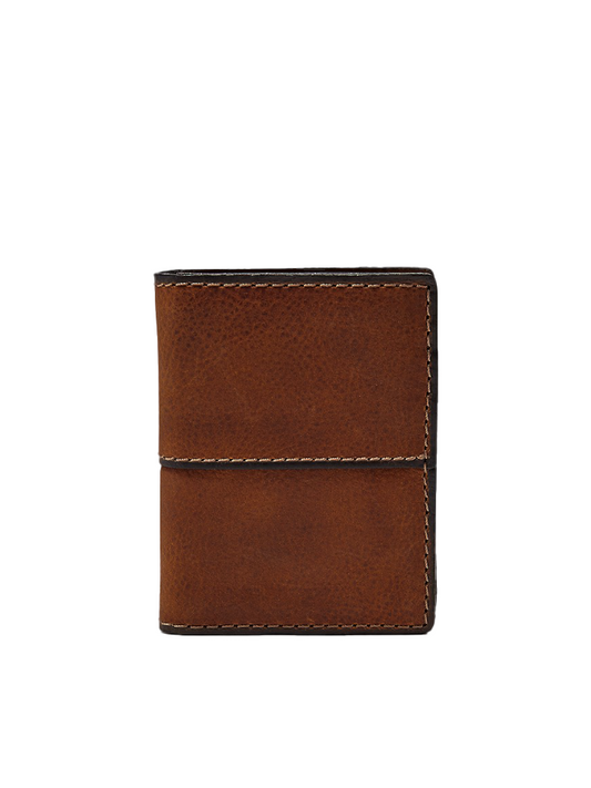 Fossil SML1069201 Ethan Card Case Dark Brown