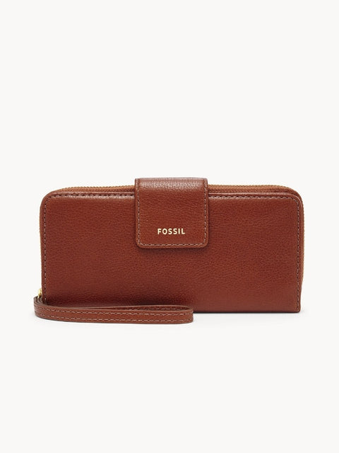 Fossil Swl2228210 Madison Zip Clutch Medium Brown – Balilene