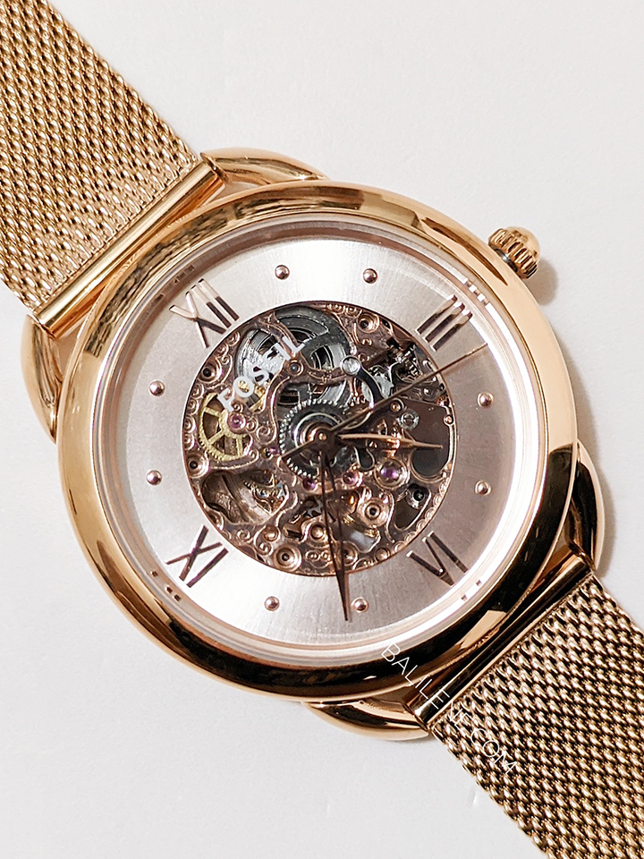 Fossil Tailor Mechanical Rose Gold-Tone Stainless Steel Watch